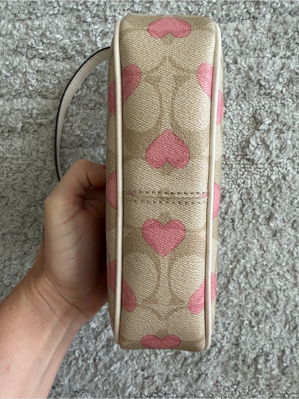FUC Coach Nolita 19 2024 Pink Heart Signature Canvas - Picture 3 of 10